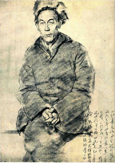 雕塑大家钱绍武先生的素描和钱体书法欣赏