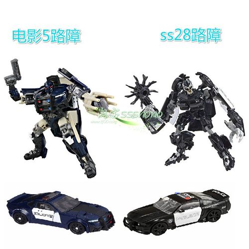 孩之变宝形金刚电影工作室ss28路障电影5警车加强级14cm盒装