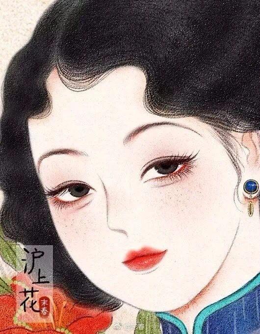 这位插画师笔下的民国旗袍美人,独特的中国传统女性美让人惊艳无比