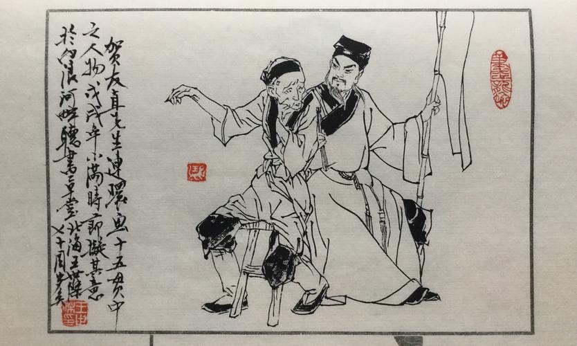 2018年临摹贺友直连环画《十五贯》人物