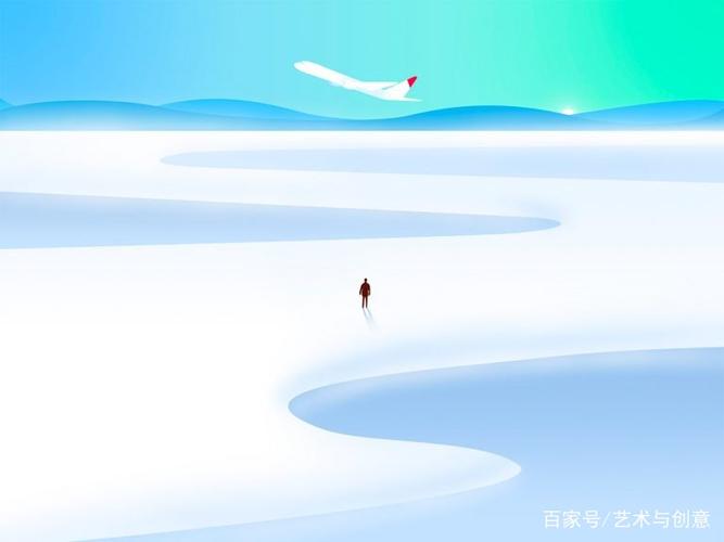 中国设计师effy zhang创作的极简主义插画