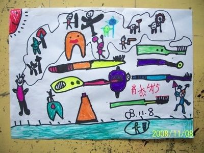 实物的联想儿童画手抄报 关于生物的手抄报