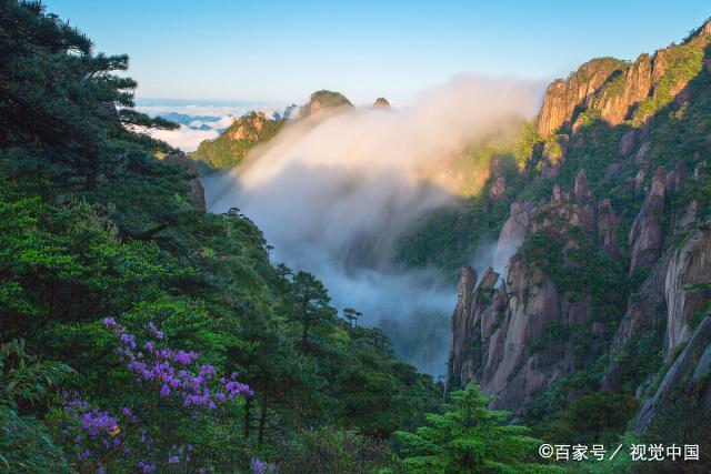 素有"白鹤鱼米之国"的江西,拥有四座独具魅力的名山,值得一游