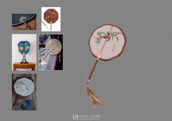 作业:怎么学厚涂古风人物绘画之古风元素画法练习