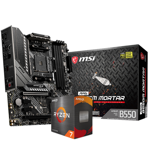 amdr5r736005600x5700g5800x搭华硕b450b550主板cpu套装微星b550m