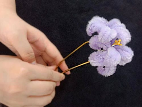 手工饰品制作1延禧攻略爆款绒花一对一制作教程中视影人