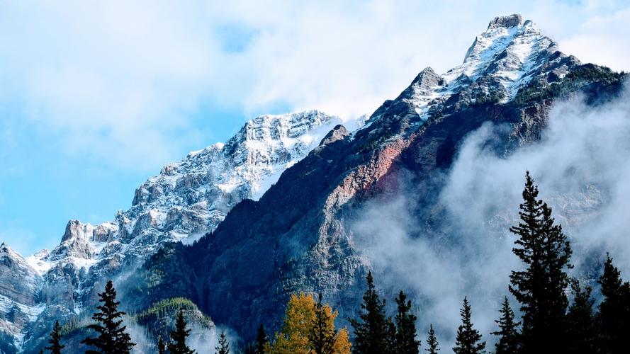 唯美雪山风景图片桌面壁纸