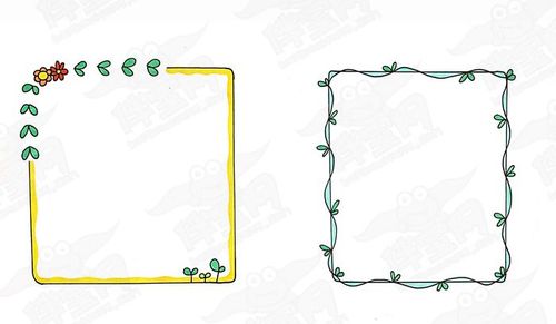 如果是食品安全手抄报,可以利用食物做边框,这样既贴合主题,又有创意