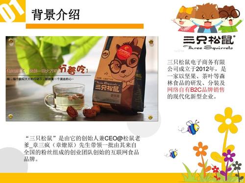 三只松鼠ppt