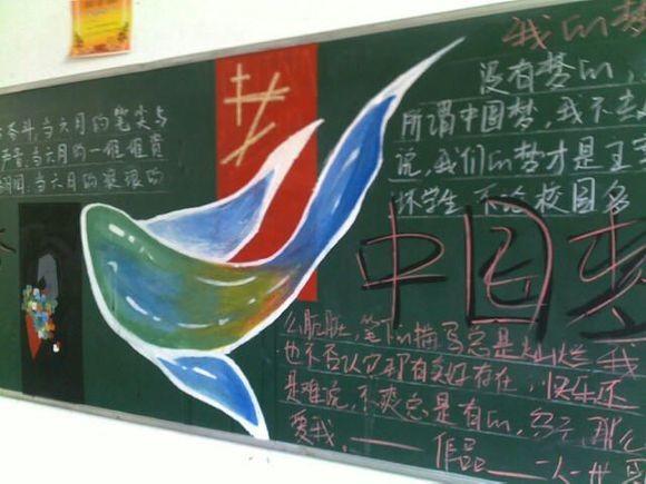 2020年中国梦强国梦黑板报