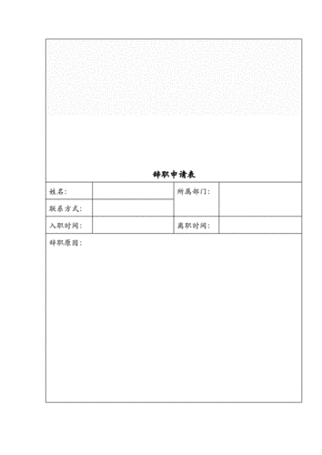 辞职报告.及辞职申请表格.doc 5页
