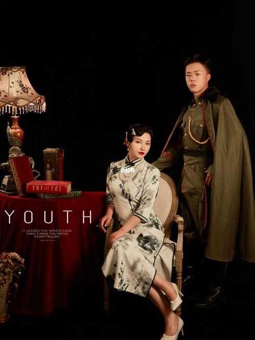 任丘罗马假日婚纱摄影: 旗袍婚纱照|复古民国的军阀婚纱照霸气来袭