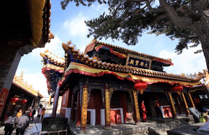 山西过大年第十二站:黄庙之首菩萨顶 150221