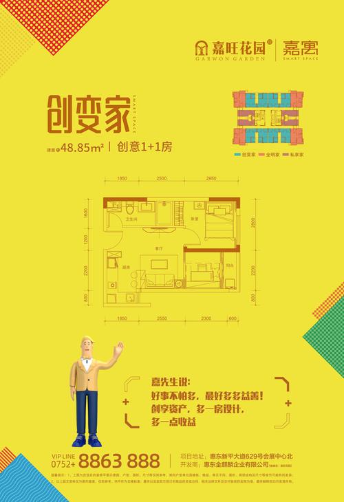 嘉旺城户型图_惠东房产网