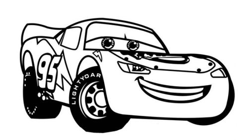 赛车总动员莎莉怎么画小汽车莎莉简笔画简单画