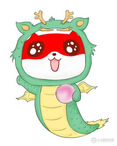 aa国际动漫吉祥物大a,兔咪十二生肖形象图——龙
