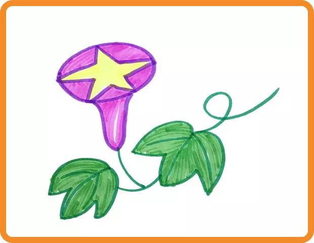 【亲子时间—学画画】喇叭花