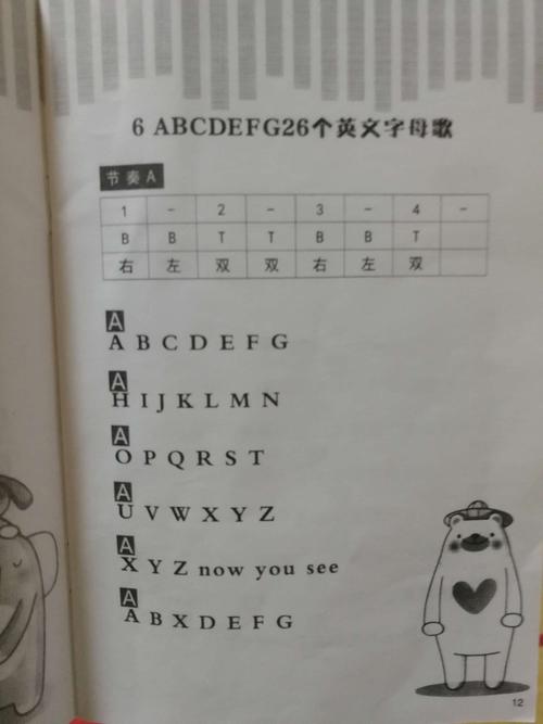 《26个英文字母歌》