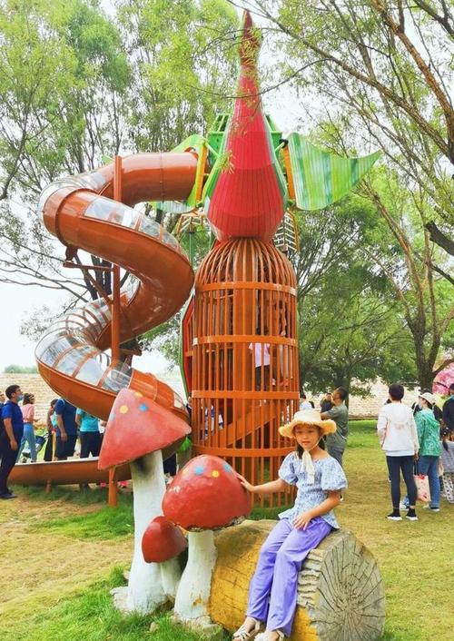 济南最适合遛娃的森林亲子主题部落,超多无动力设施免费玩