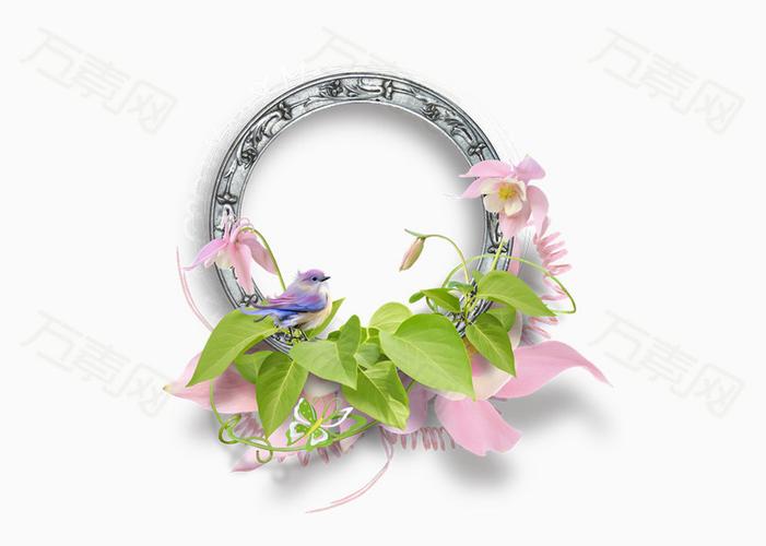 万素网 免抠元素 边框纹理 ps花卉素材花卉边框素材  编号552938 分类