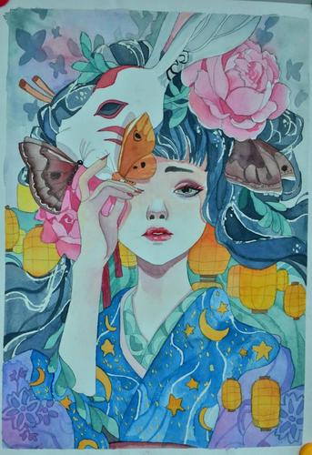 学校:钱家店实验初中              指导教师:田晓雪  《打上花火》