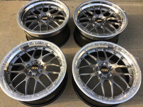 19寸bbs rs-gt锻造轮毂 宝马3系 5系 z4 f10 f30 钻石黑