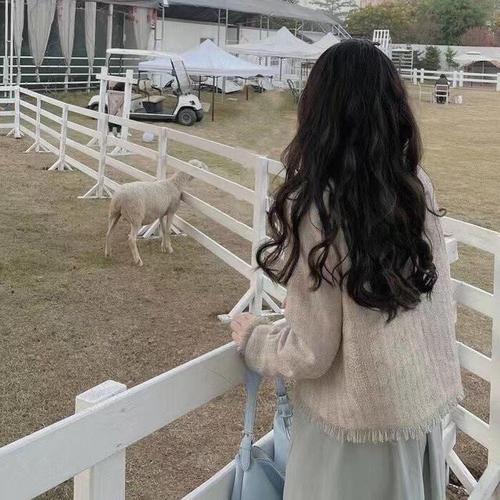 女生小众背部头像