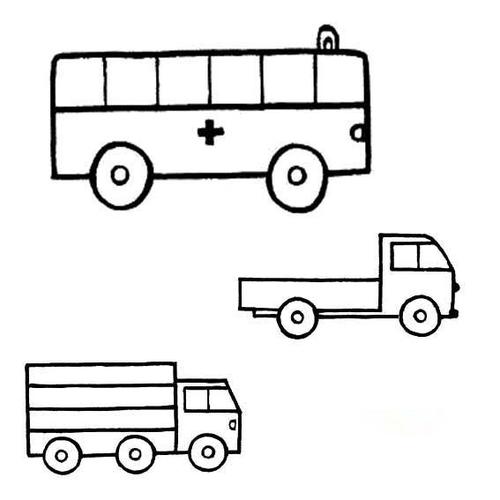 各种汽车简笔画