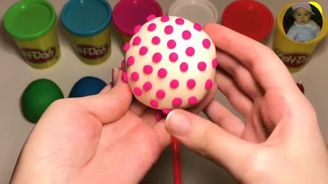 彩泥手工diy制作,可爱的萌娃图案