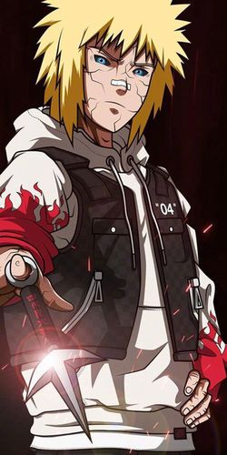 《火影忍者壁纸》波风水门和鼬手机壁纸,颜值爆表的水门