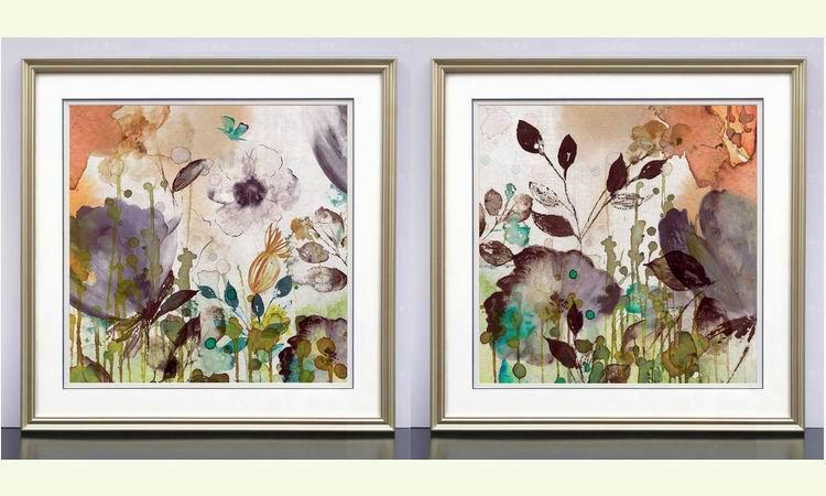 现售美国画家asiajensen纯进口原版画芯简美客厅餐区装饰画夏日歌声