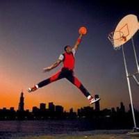 aj标志飞人头像 乔丹aj标志性动作头像_微信头像图片大全