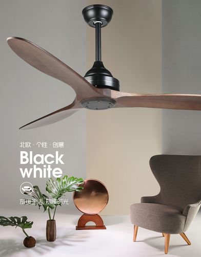 创康吊扇实木吊扇无灯吊扇别墅吊扇三叶仿古吊扇餐厅