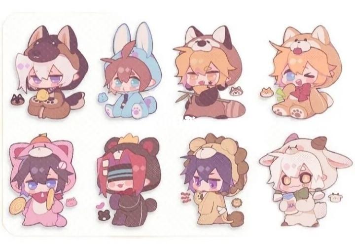 可爱萌娃(凹凸世界)_凹凸世界_萌娃_人文_绘画