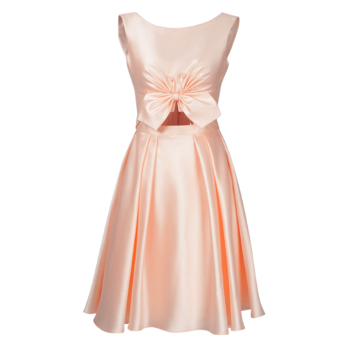 思朵露腰小礼服连衣裙秋冬成人礼毕业礼服 性感露背礼服短款80689-t