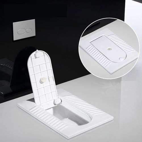 德国捷恩斯 蹲便器盖板 隐藏形翻盖式陶瓷蹲便器水箱整套蹲坑防臭