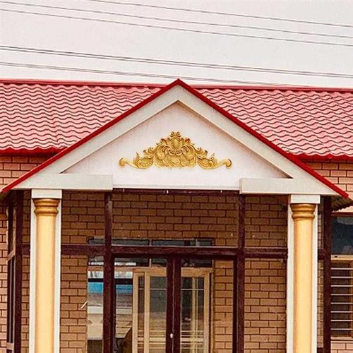 eps浮雕别墅外墙装 现货欧式 饰门头三角形山花聚苯花