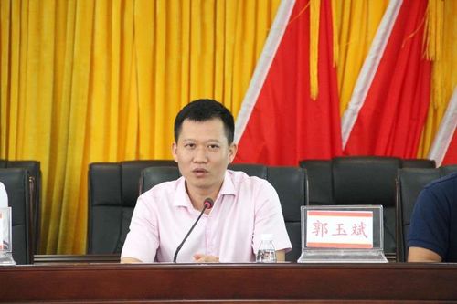 郭玉斌镇长做表态发言