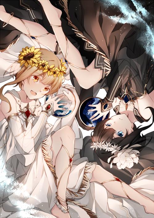 二次元动漫人物双胞胎美图:有你相伴不再孤单,精选p站