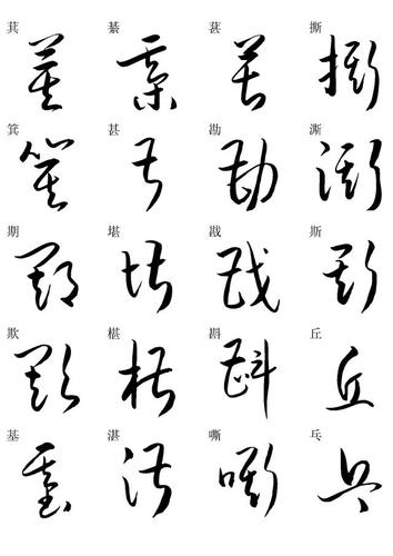 草书书法快速入门字帖之二,学习草书随身资料,建议收藏