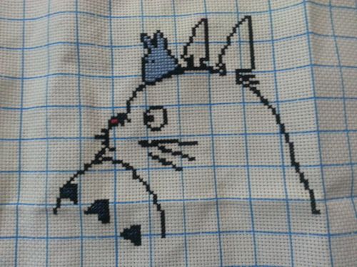 龙猫十字绣