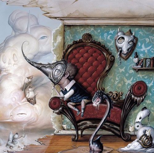 鉴赏:greg simkins超现实主义绘画作品 – 精品插画