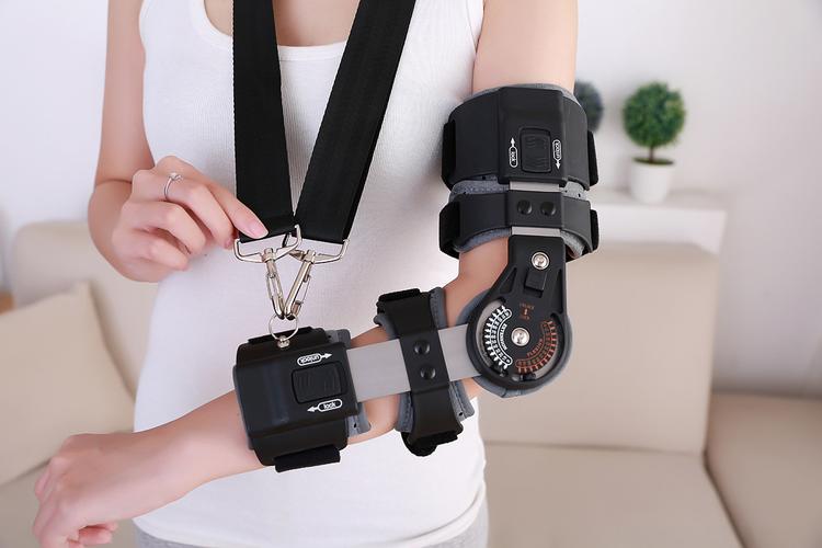 培迪医用可调肘关节固定支具 肘关节支具 可调手臂骨折护具