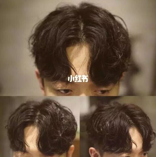 秋冬男生烫发!男生中分发型三七分发型参考_发型_男生