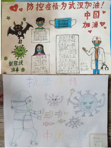 防控疫情 从我做起 —— 合肥市和平小学三小预防新型冠状病毒手抄报