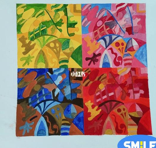 大学基础构成作业——色彩_上色_平面构成_教育_大学教育_学科教育