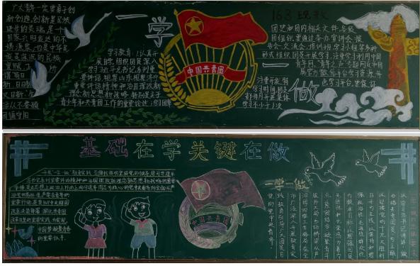 加强团员理论基础建设黑板报