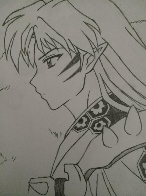 犬夜叉人物手绘