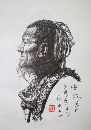 著名摄影师,山西人像摄影名师李明作品选之六:钢笔画