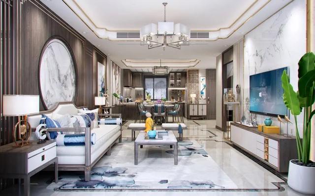 高端大气的新中式装修